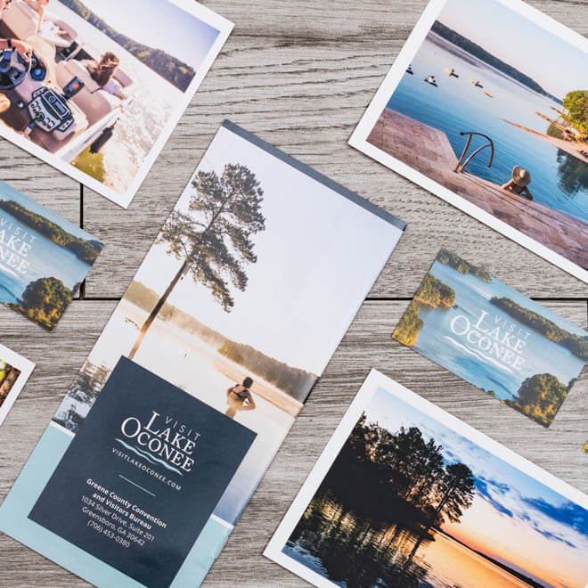 Visit Lake Oconee print materials