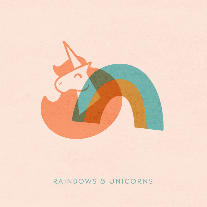 Rainbows & Unicorns graphic