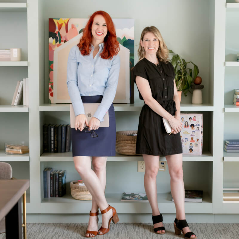 Scarlett and Karen, owners of R&R Design