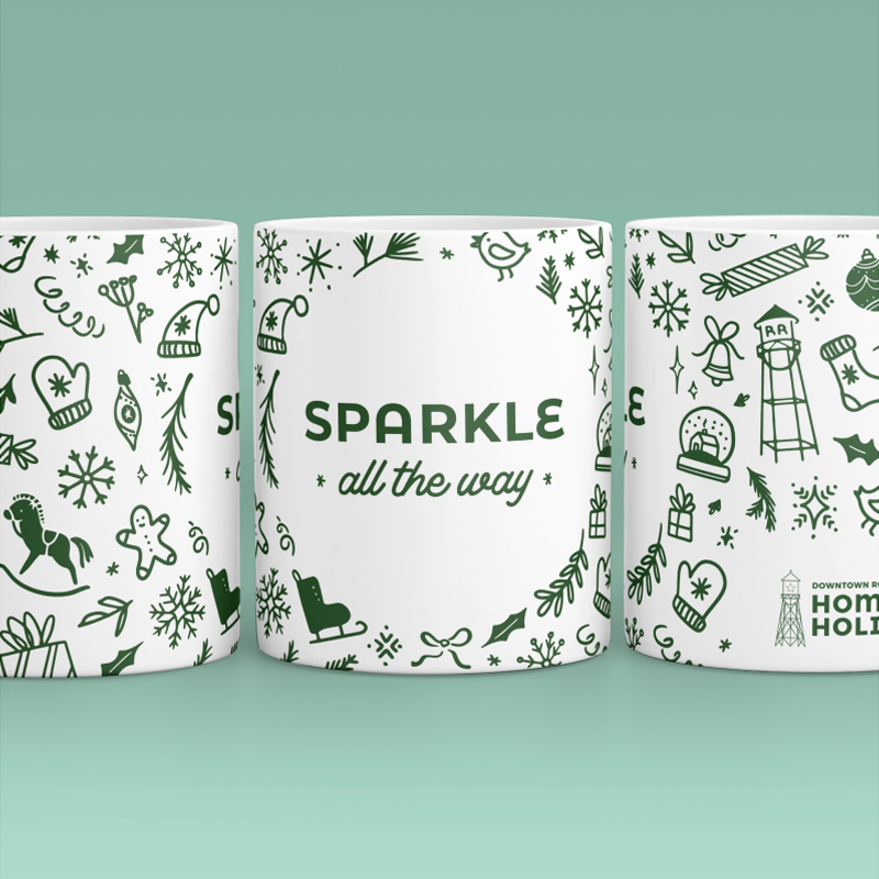 Sparkle all the way coffee mugs