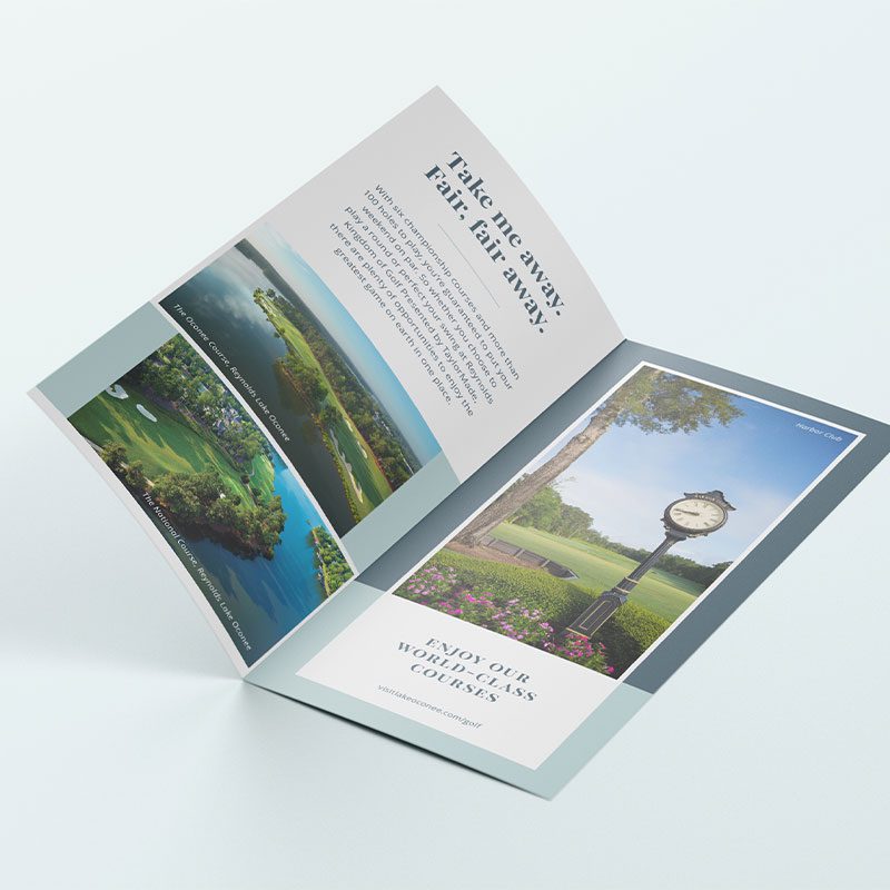 Green County CVB - visitors guide brochure open