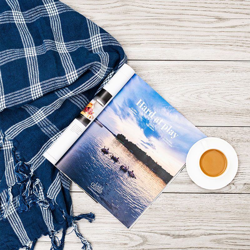 Green County CVB - print ad on wood