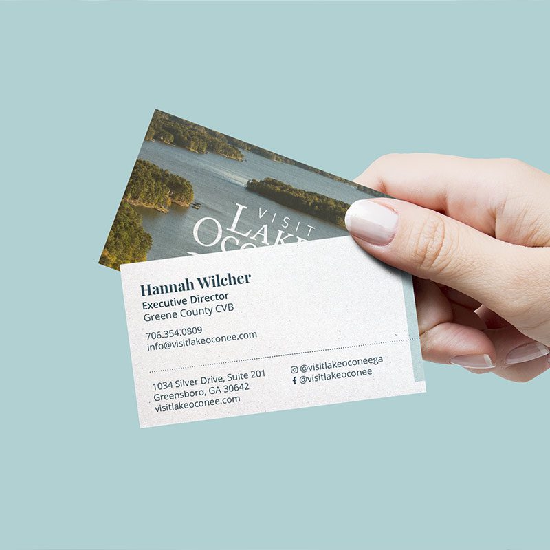 Visit Lake oconee Business cards