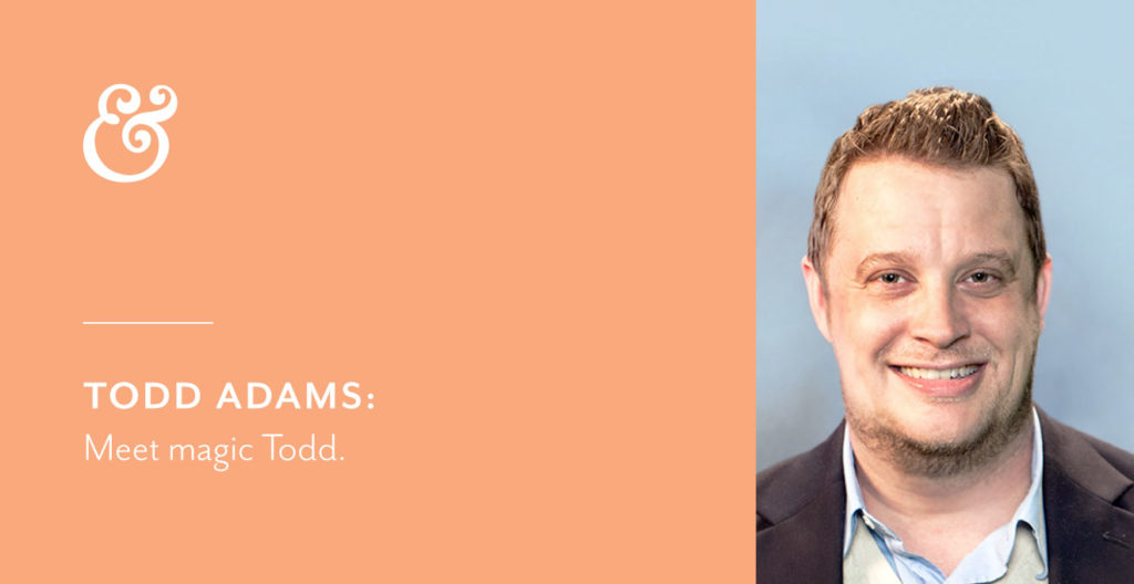 Todd Adams smiling