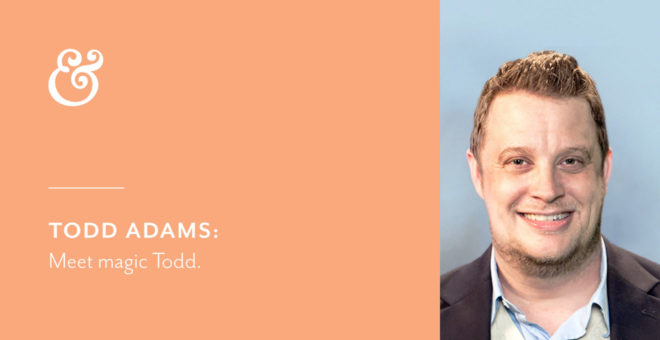 Todd Adams smiling