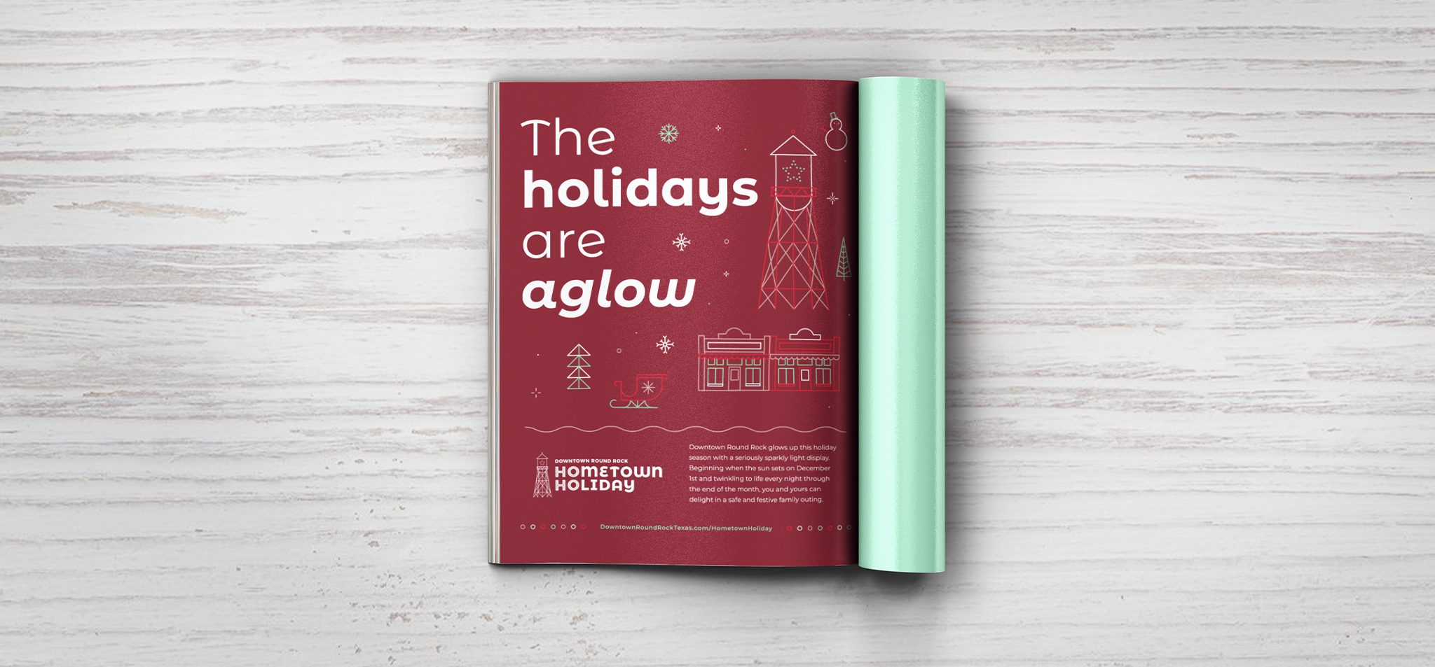 Round Rock - Hometown Holiday, ad design