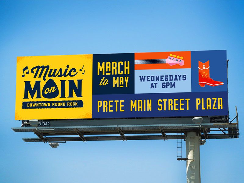 Round Rock - Music on Main Billboard