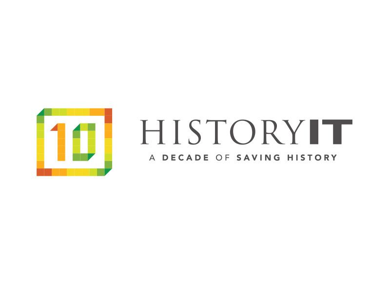 History IT Ten Year Anniversary logo