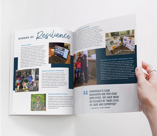 Annandale Village brochure spread