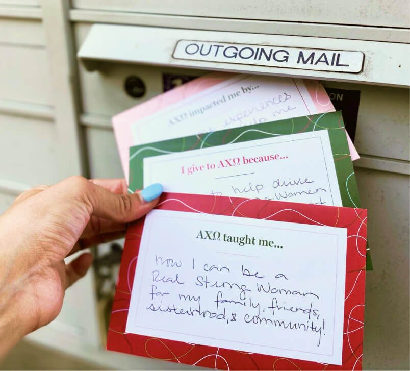 Alpha Chi Omega Uncommon Campaign Postcards