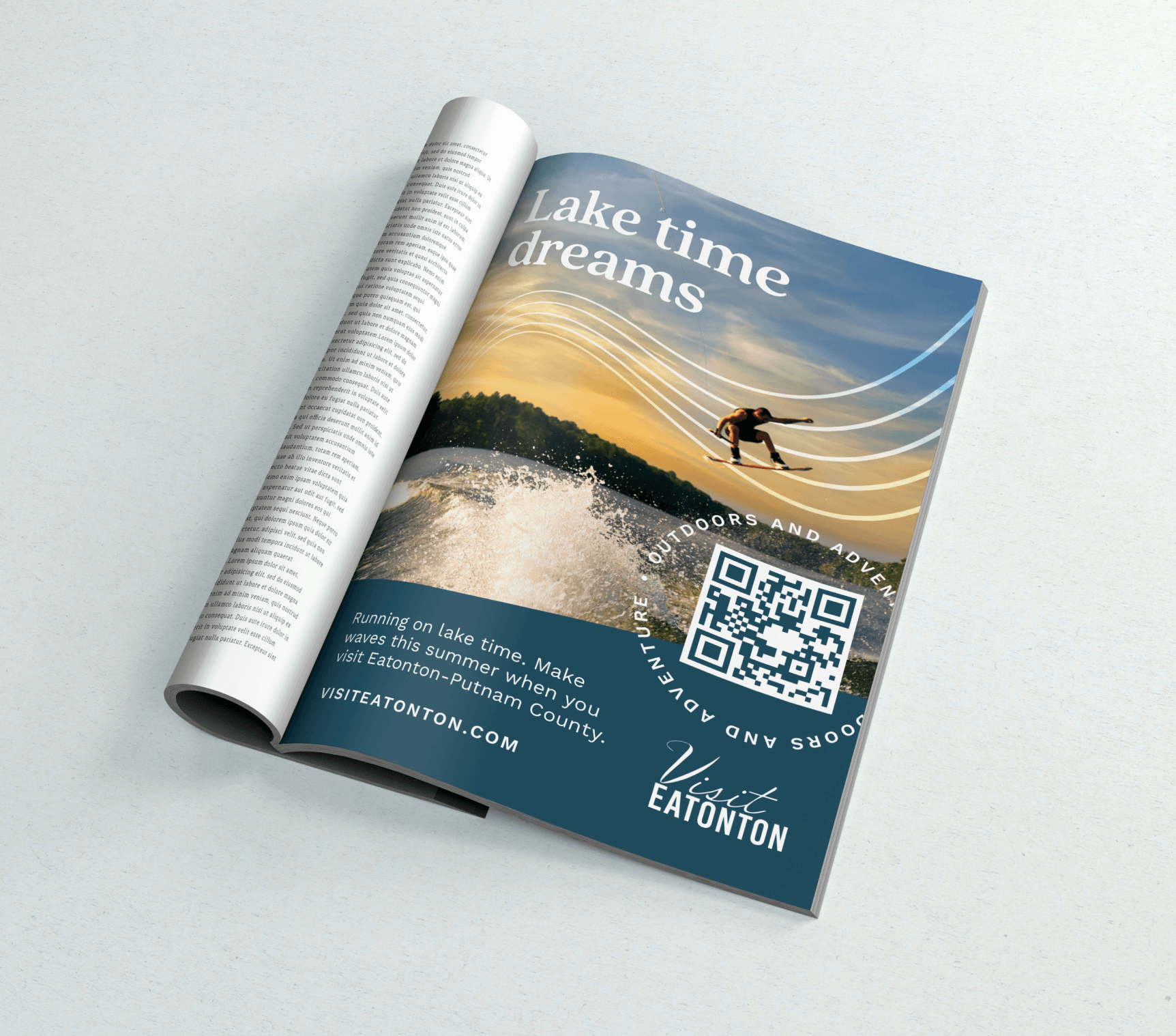 Eatonton-Putnam County magazine print ad