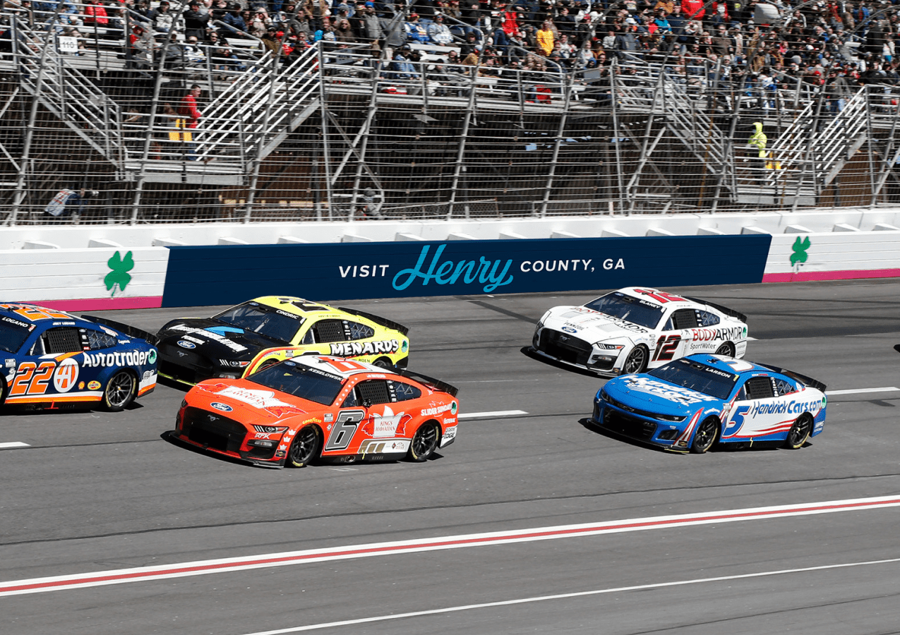 HCCVB Atlanta Motor Speedway Crash Wall Signage