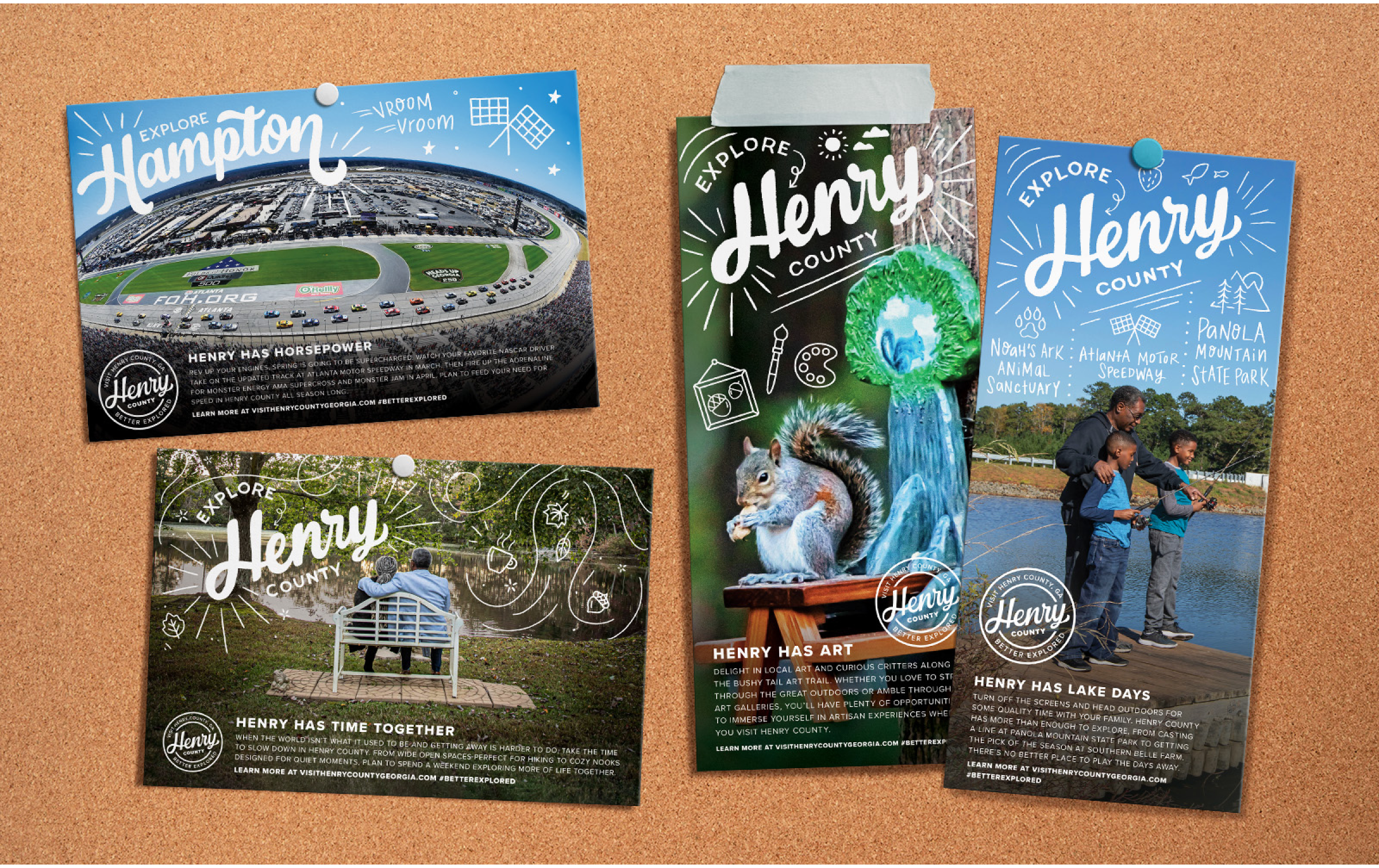 HCCVB Ad Campaign Designs