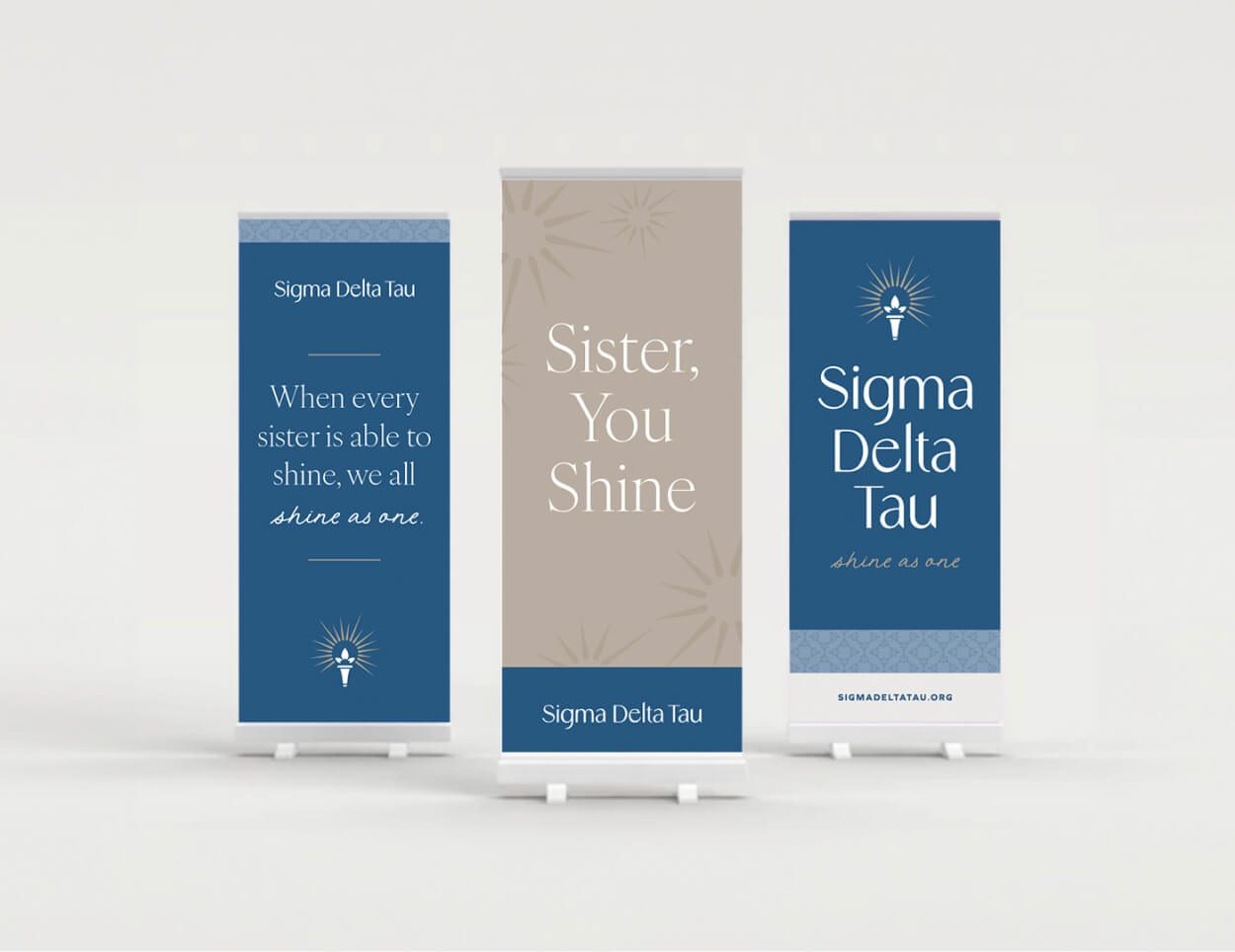 Sigma Delta Tau Pop-Up Banner Design