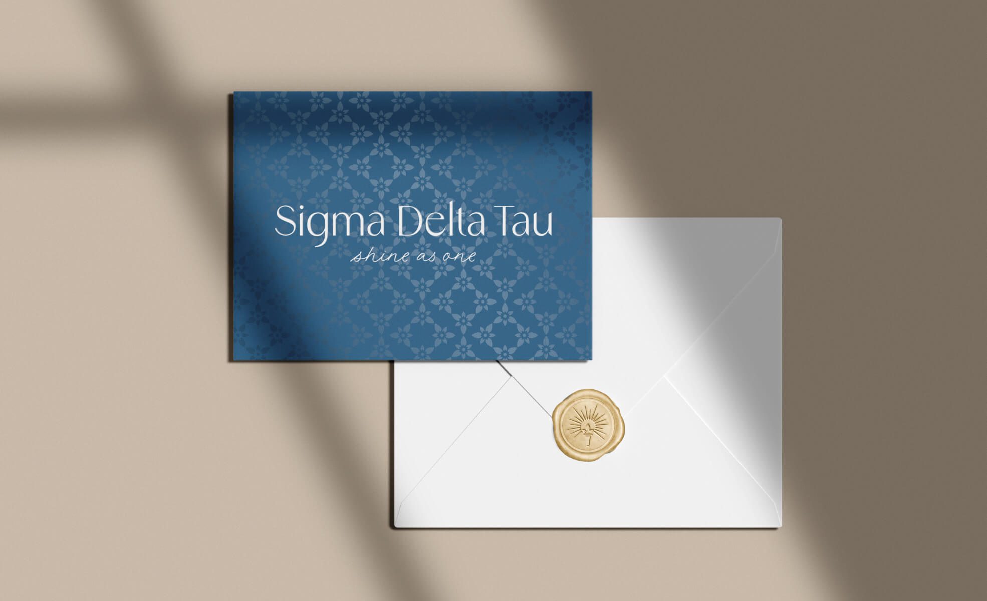 Sigma Delta Tau Invitation and Envelope