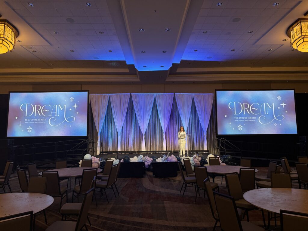 Kappa Kappa Gamma Dream conference stage