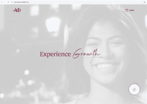 Screenshot of Alpha Phi Fraternity's homepage