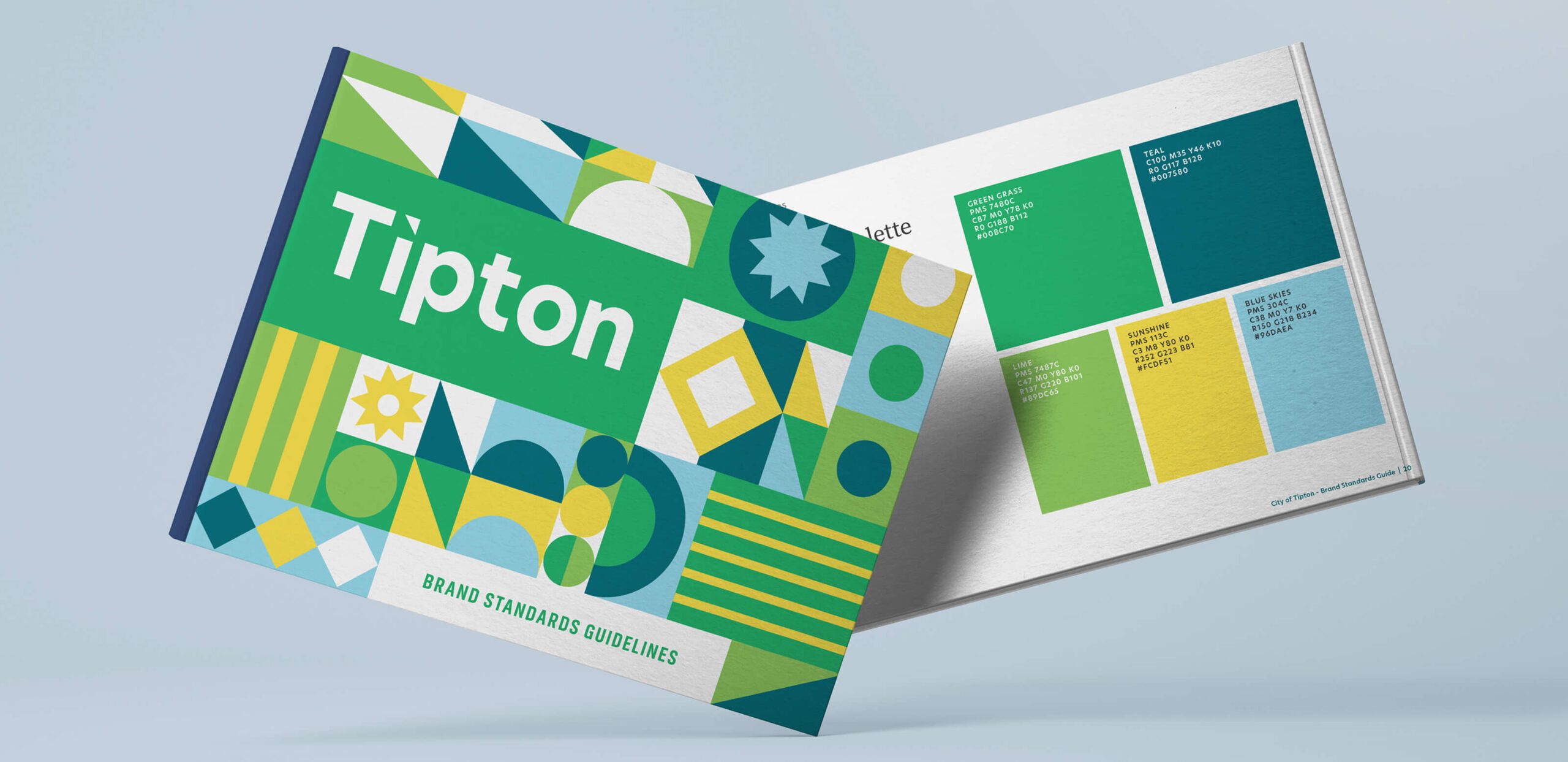 Cover and color palette from brand standards
