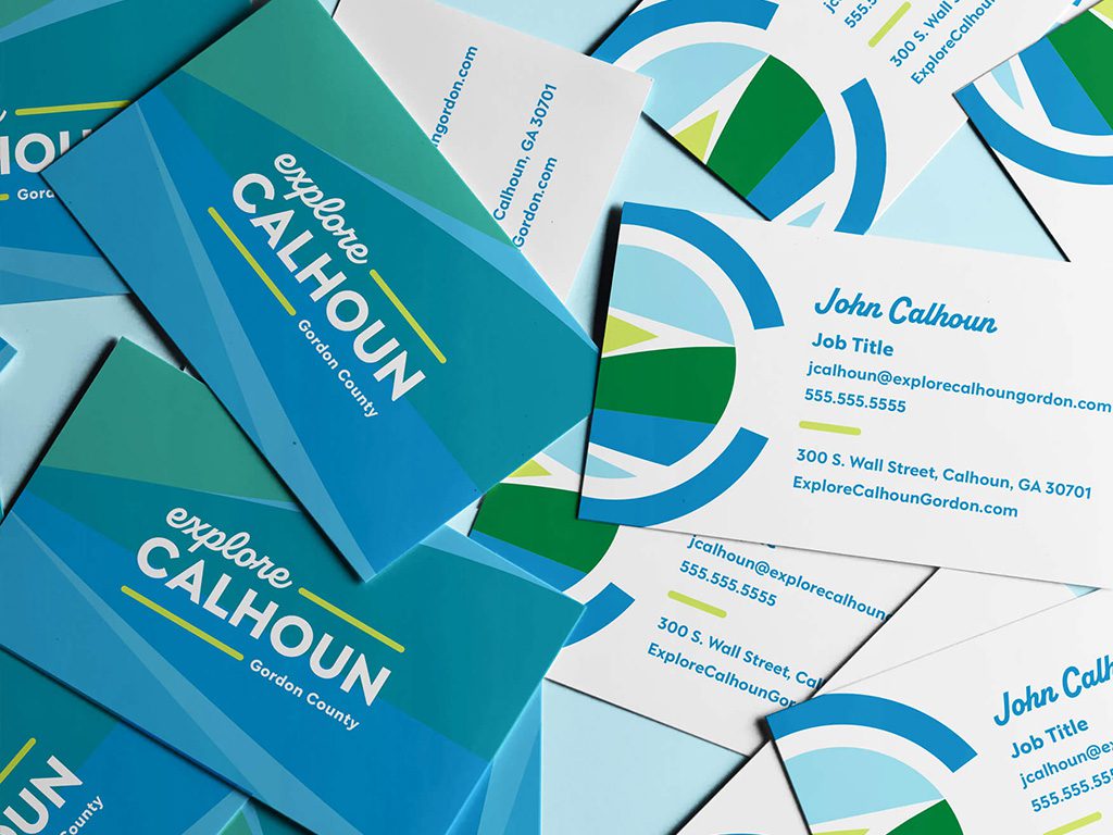 Explore Calhoun business cards