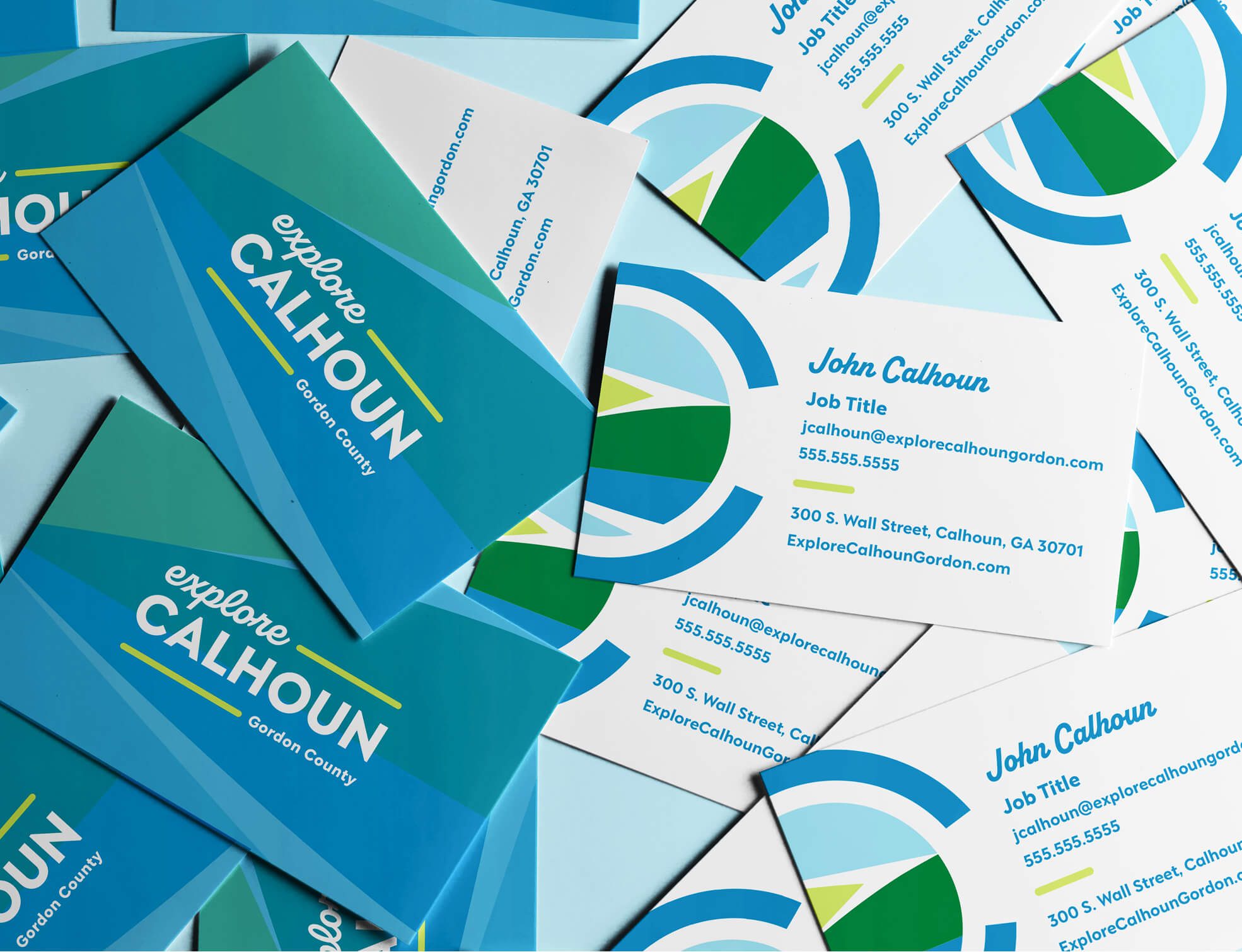 Explore Calhoun business cards