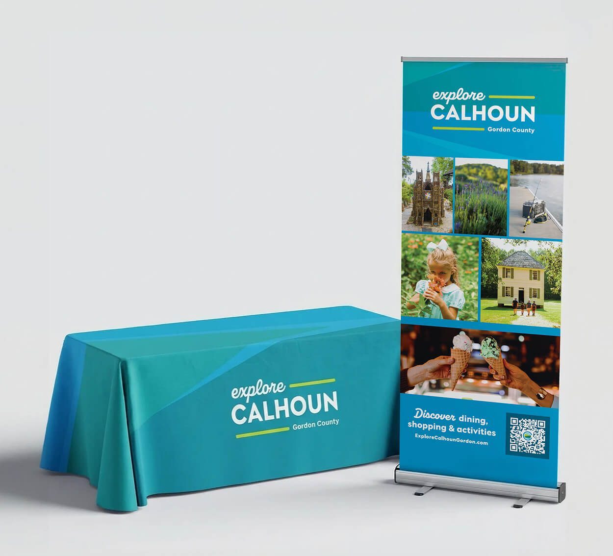 Explore Calhoun tradeshow booth