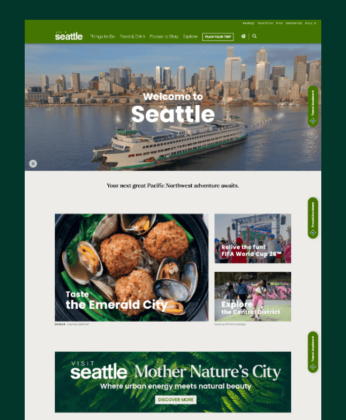 Visit Seattle Website
